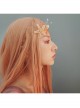 Beach Wedding Bride Starfish White Crystal Mermaid Crown Prom Female Golden Hairband