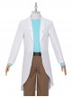 Rick And Morty Rick White Outerwear Suit Halloween Cosplay Costume White Outerwear