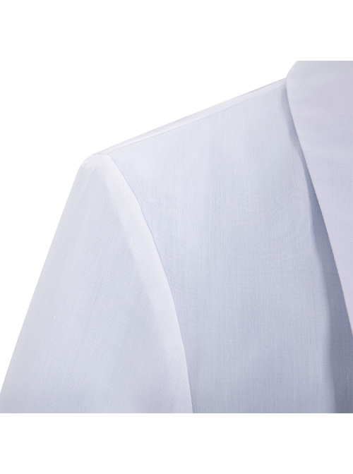 Rick And Morty Rick White Outerwear Suit Halloween Cosplay Costume White Outerwear