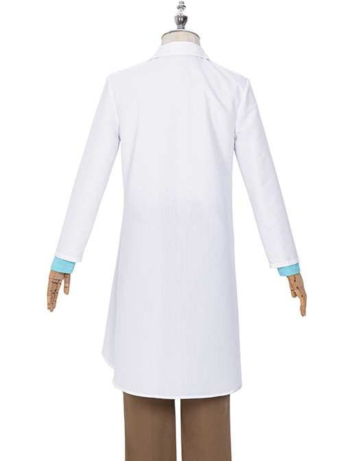 Rick And Morty Rick White Outerwear Suit Halloween Cosplay Costume White Outerwear
