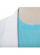 Rick And Morty Rick White Outerwear Suit Halloween Cosplay Costume Blue Long Sleeve T-shirt