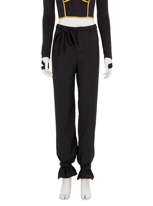 Shang-Chi And The Legend Of The Ten Rings Xia Ling Black Cloak Suit Halloween Cosplay Costume Black Pants