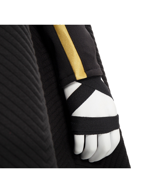 Shang-Chi And The Legend Of The Ten Rings Xia Ling Black Cloak Suit Halloween Cosplay Accessories Black Hand Bands