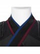 Shang-Chi And The Legend Of The Ten Rings Wen Wu Black Battle Suit Halloween Cosplay Costume Black Sleeveless Outerwear