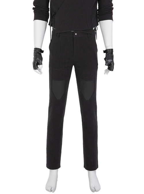 Shang-Chi And The Legend Of The Ten Rings Wen Wu Black Battle Suit Halloween Cosplay Costume Black Pants
