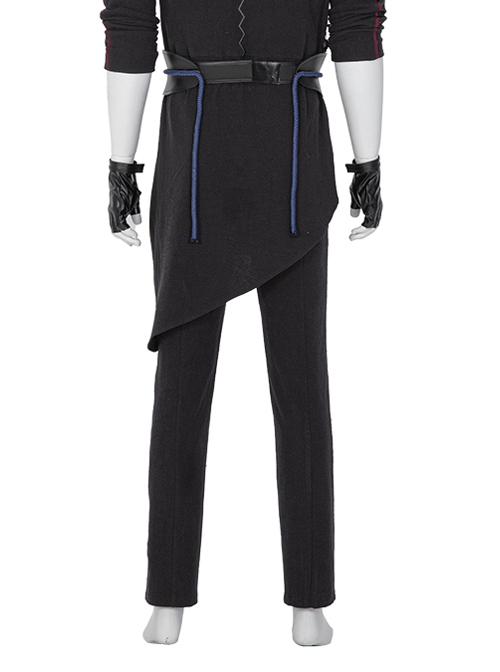 Shang-Chi And The Legend Of The Ten Rings Wen Wu Black Battle Suit Halloween Cosplay Costume Black Pants