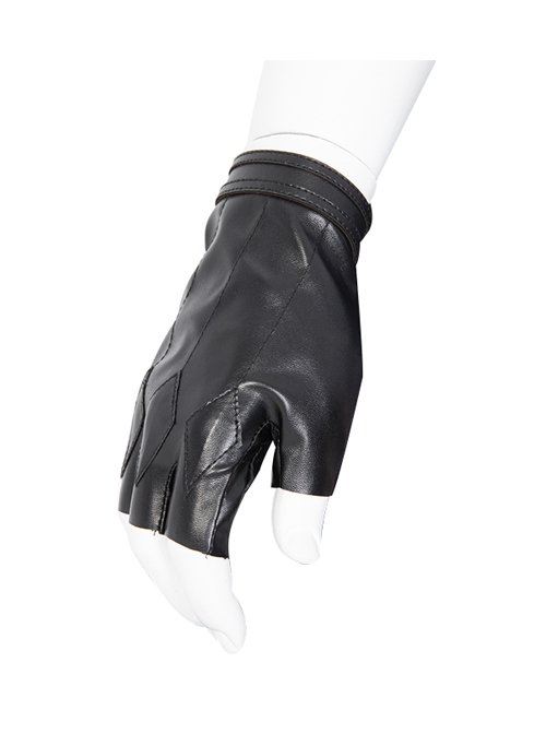Shang-Chi And The Legend Of The Ten Rings Wen Wu Black Battle Suit Halloween Cosplay Accessories Black Gloves