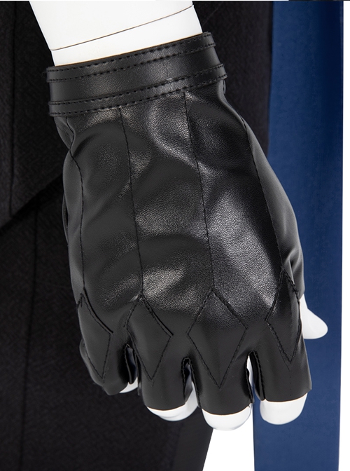 Shang-Chi And The Legend Of The Ten Rings Wen Wu Black Battle Suit Halloween Cosplay Accessories Black Gloves
