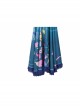 Encanto Mirabel Cute Printing Blue Long Skirt Suit Halloween Cosplay Costume Blue Long Skirt
