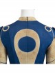 Eternals Ajak Blue Robe Suit Halloween Cosplay Costume Long Top