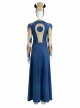 Eternals Ajak Blue Robe Suit Halloween Cosplay Accessories Headwear