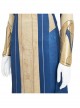 Eternals Ajak Blue Robe Suit Halloween Cosplay Accessories Golden Wrist Guards