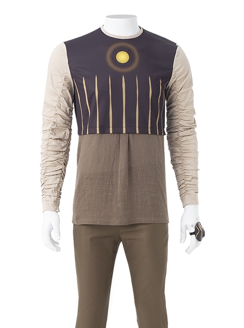 Loki Season 1 Kang The Conqueror Nathaniel Richards Halloween Cosplay Costume Brown Top
