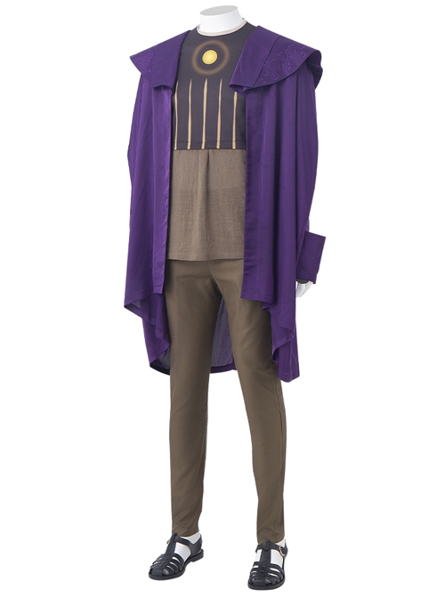 Loki Season 1 Kang The Conqueror Nathaniel Richards Halloween Cosplay Costume Purple Cloak