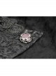 Stand-Up Collar Two-Way Black Gothic Suede Loose Long Waistcoat