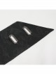 Black Three-Dimensional Jacquard Elliptical Hole Bandage Gothic Girdle