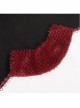 Black Gothic Petal-Shaped Double-Faced Contrast Women Wool Hooded Shawl