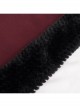 Wine Red Gothic Petal-Shaped Double-Faced Contrast Women Wool Hooded Shawl
