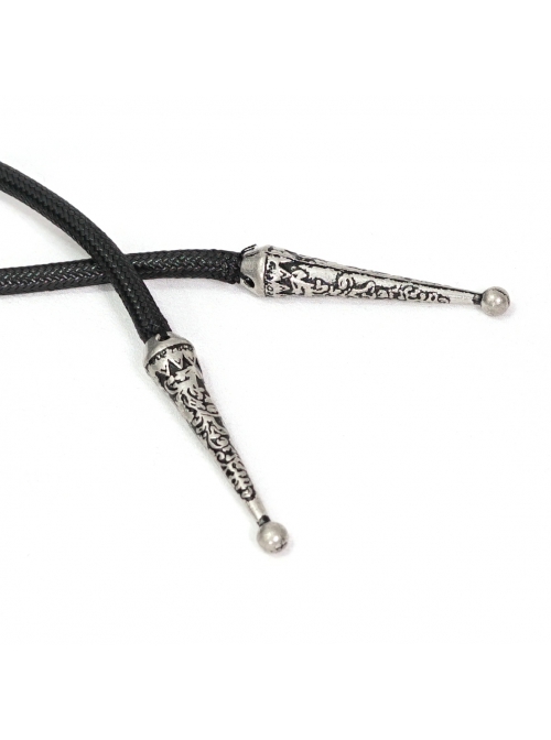 Quilted Black Velvet Collar Crescent Pendant Zipper Gothic Warm Short Shawl