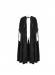 Corduroy Shoulder Strap Ties Open Fork Open Hands Men's Gothic Hooded Cape