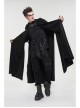 Corduroy Shoulder Strap Ties Open Fork Open Hands Men's Gothic Hooded Cape