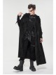 Corduroy Shoulder Strap Ties Open Fork Open Hands Men's Gothic Hooded Cape