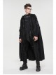 Corduroy Shoulder Strap Ties Open Fork Open Hands Men's Gothic Hooded Cape