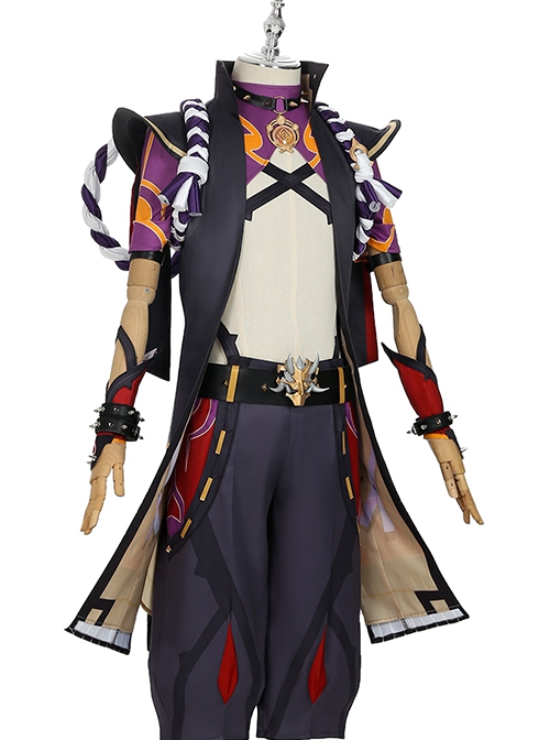 Genshin Impact Arataki Itto Halloween Cosplay Costume Full Set