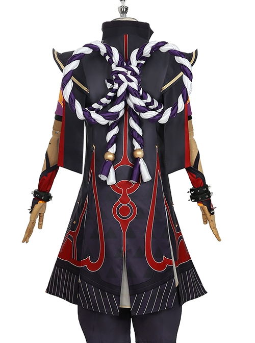 Genshin Impact Arataki Itto Halloween Cosplay Costume Full Set