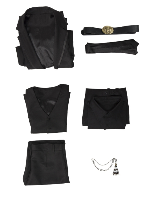 TV Drama Cowboy Bebop Vicious Alex Hassell Halloween Cosplay Costume Full Set Without Shoes