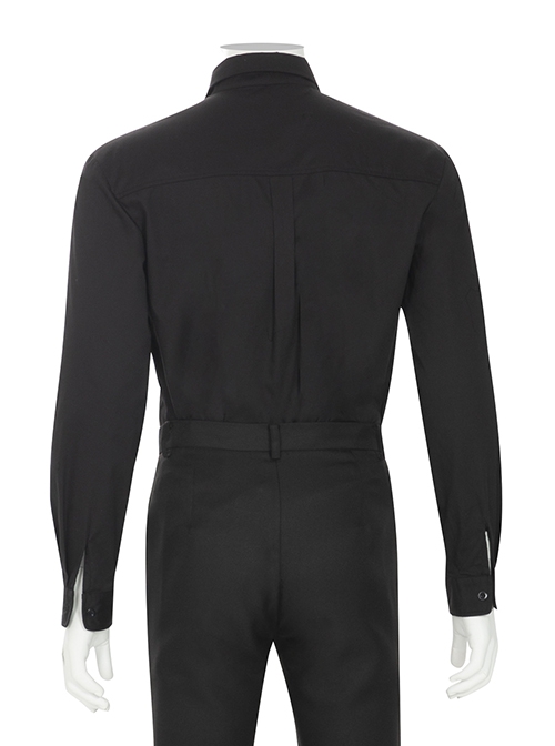 TV Drama Cowboy Bebop Vicious Alex Hassell Halloween Cosplay Costume Black Shirt