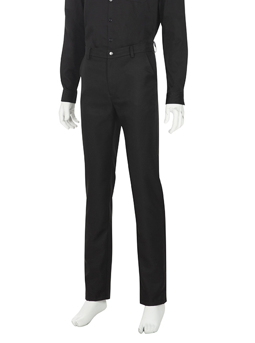 TV Drama Cowboy Bebop Vicious Alex Hassell Halloween Cosplay Costume Black Pants