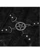 Five-Pointed Star Decoration Retro Punk Suede Male Short Plush coat