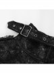 Five-Pointed Star Decoration Retro Punk Suede Male Short Plush coat