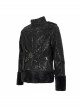Five-Pointed Star Decoration Retro Punk Suede Male Short Plush coat