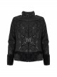 Five-Pointed Star Decoration Retro Punk Suede Male Short Plush coat