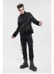 Five-Pointed Star Decoration Retro Punk Suede Male Short Plush coat