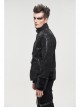 Five-Pointed Star Decoration Retro Punk Suede Male Short Plush coat