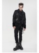 Five-Pointed Star Decoration Retro Punk Suede Male Short Plush coat