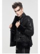 Five-Pointed Star Decoration Retro Punk Suede Male Short Plush coat