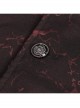 Bright Pattern Printed Decoration Gothic Wine Red Male Tailcoat