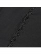 White Printed Decoration Black Tie-Rope Gothic Elasticity Leggings