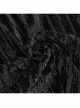 Black Gothic Striped Flocking V-Shaped Cross Lace Stitching Flared Pants