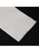 White Punk Nylon Strap Metal Buckle Decoration Long Sleeve Elasticity Thick Shirt