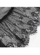 Wine Red Butterfly Lace Pendant Decoration Chiffon Gothic Basic A-Line Skirt