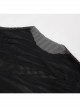 Gothic Bandage Design Net Yarn Perspective Male Black Sweater