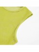 Gothic Elasticity Perspective Rhombus Net Yarn Male Yellow Sleeveless T-shirt