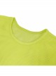 Yellow Elasticity High neck Long Sleeve Gothic Mesh T-shirt