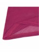 Rose Red Elasticity High neck Long Sleeve Gothic Mesh T-shirt