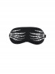 Ghost Handprint Adjustable Elastic Black Gothic Eye Mask